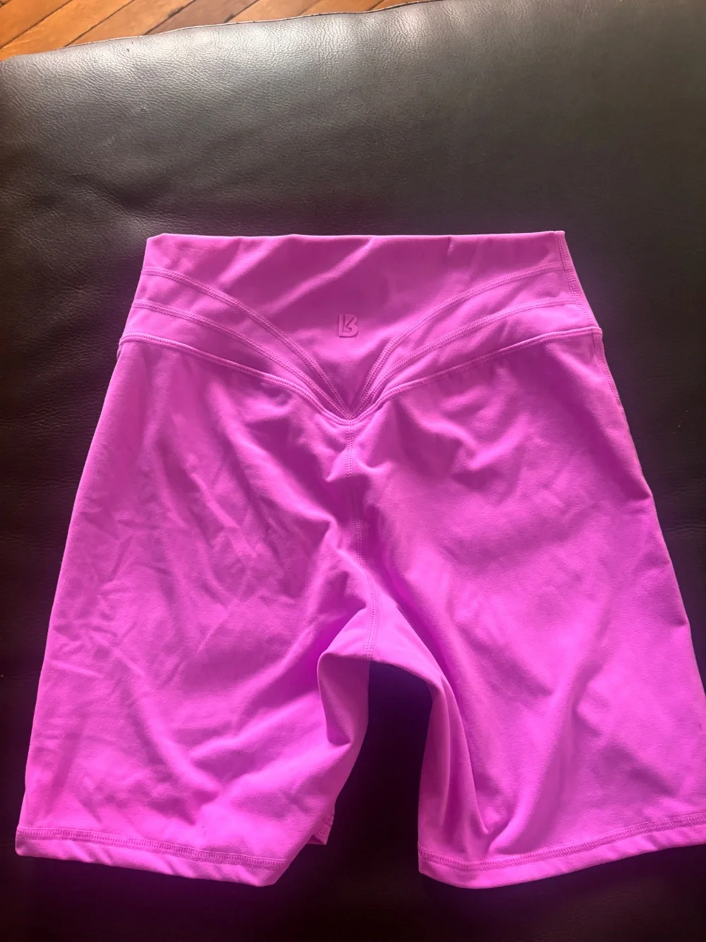 Buff Bunny High-Waist Pink Women's Shorts - Picture 6 of 8